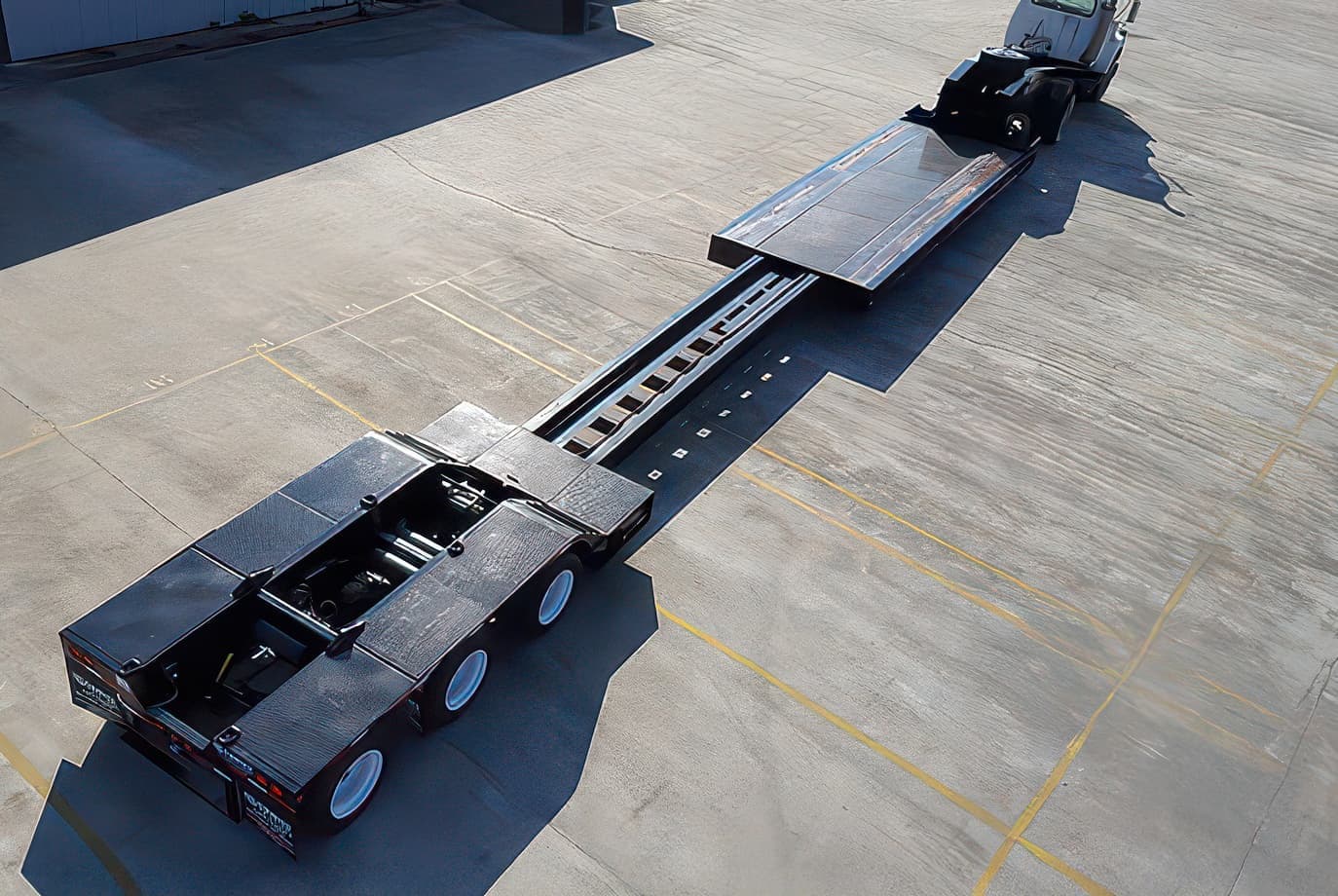 355NGE Extendable Hydraulic Lowboy