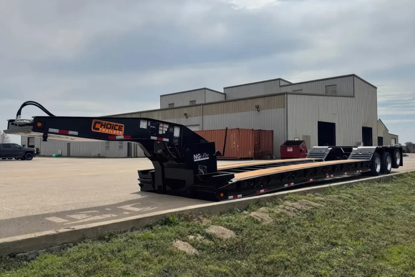 355NG Dressed Lowboy Trailer